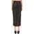 Khaite Leather "Loxley" Skirt BLACK