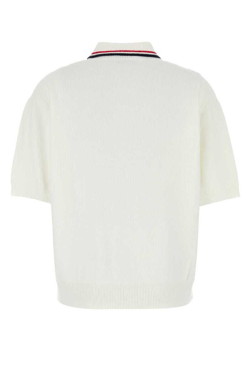 Topuri Miu Miu Miu Miu Polo WHITE Femei (BM 19302486) 2