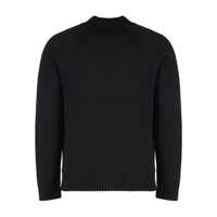 Imbracaminte Slowear pentru Barbati - Pulovere Slowear Slowear Sweater With Crew Neck In Virgin Wool Black Barbati (BM 19302522) - B-mall.ro