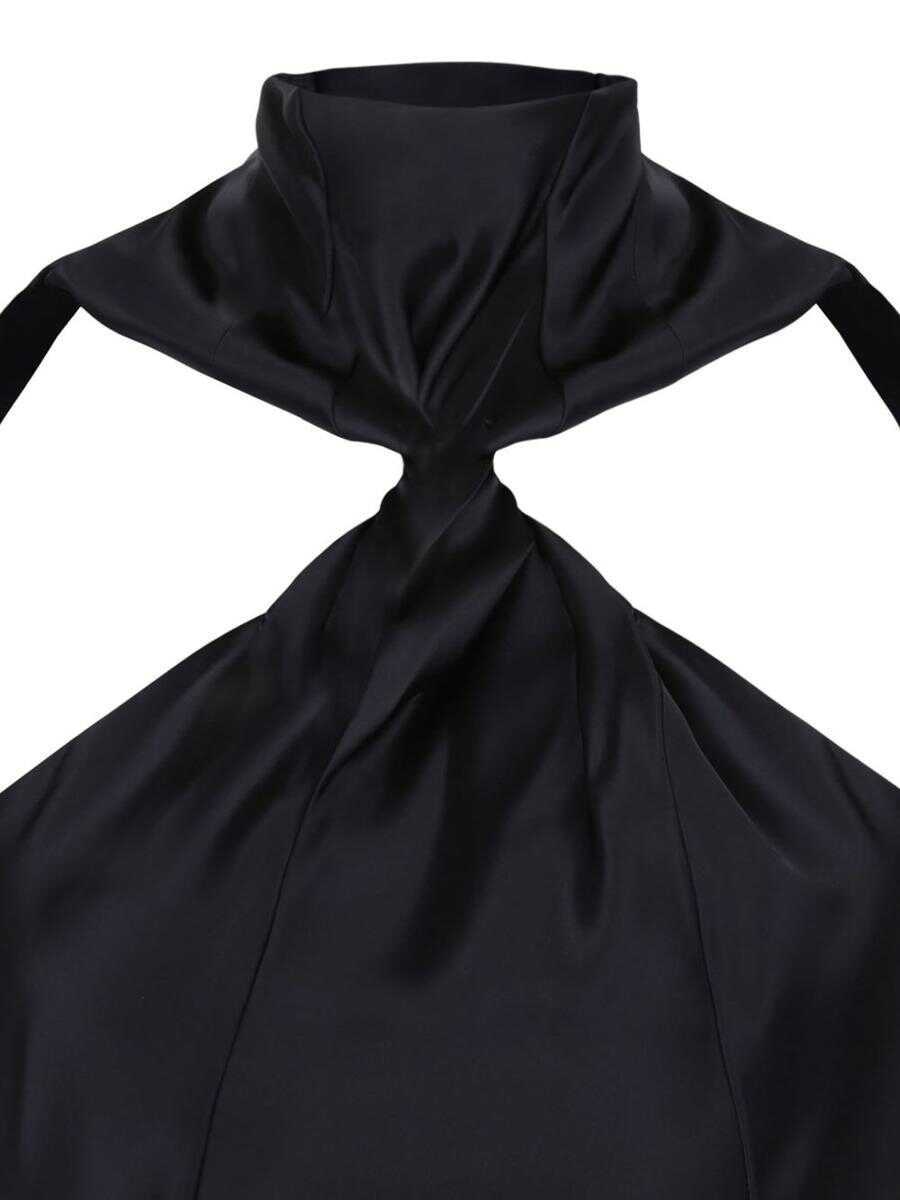 Rochii THE ATTICO The Attico Long Dress Black Femei (BM 19302525) 3