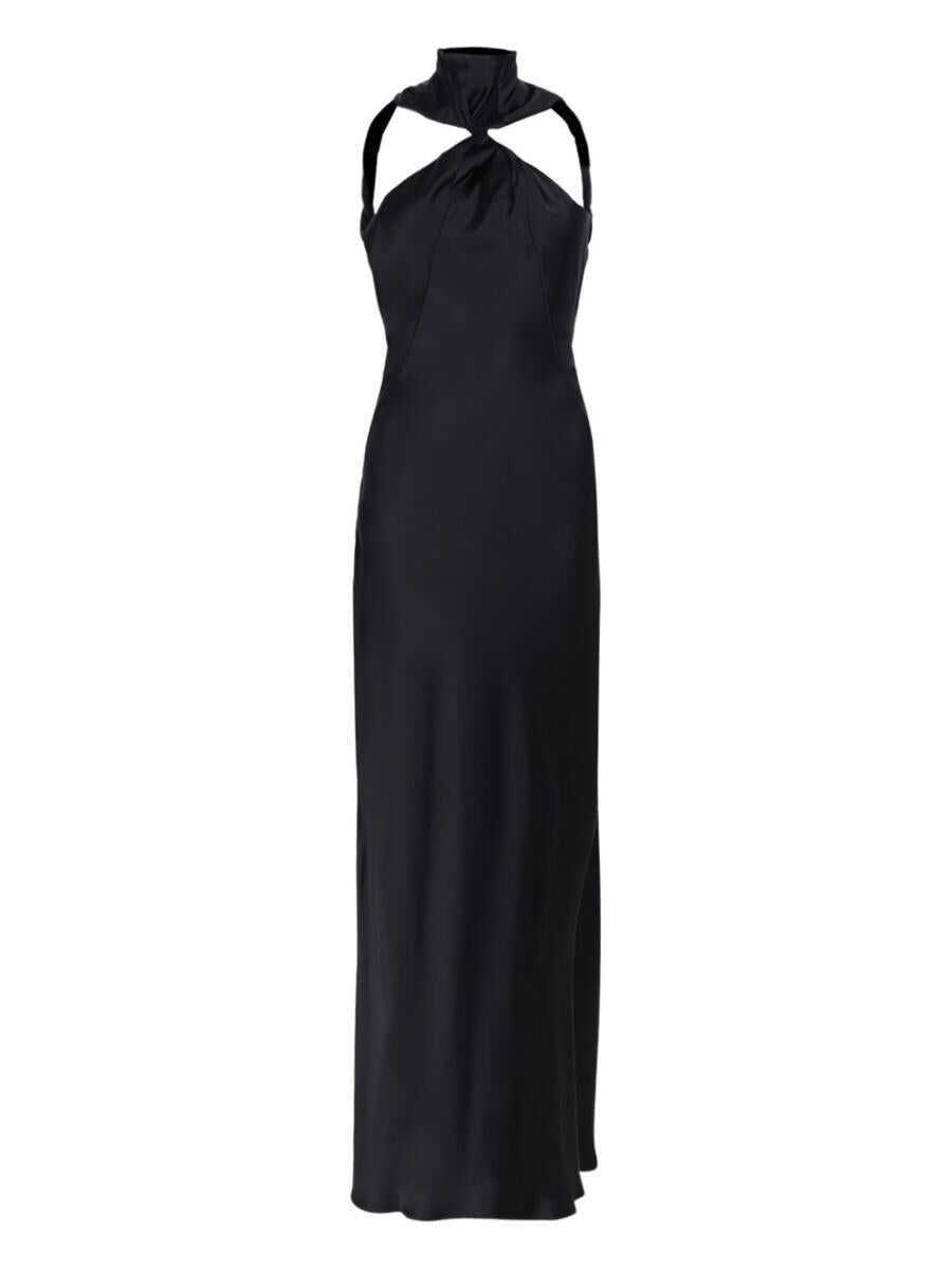 Rochii THE ATTICO The Attico Long Dress Black Femei (BM 19302525) 1