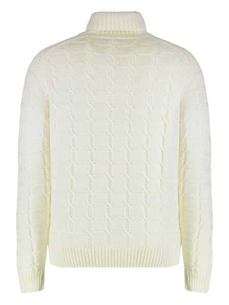 Pulovere Slowear Slowear Sweater With Turtleneck In Virgin Wool WHITE Barbati (BM 19302597) 2