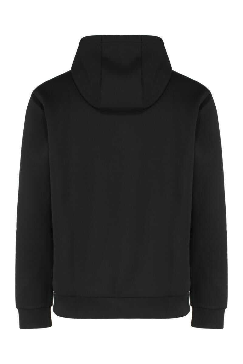 Bluze de trening EA7 Ea7 Emporio Armani Technical Fabric Hoodie Black Barbati (BM 19302684) 2