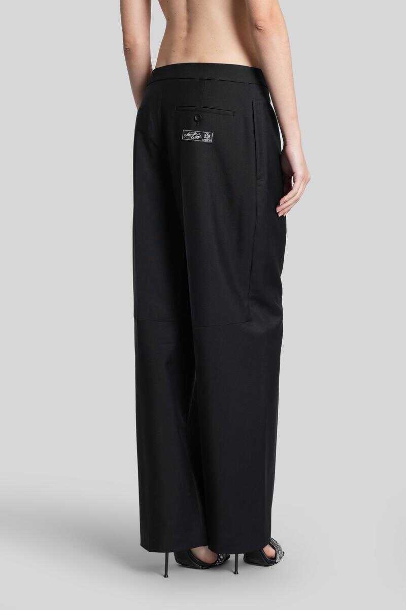 Pantaloni casual Alexander Wang Alexander Wang Pants Black Femei (BM 19302915) 3