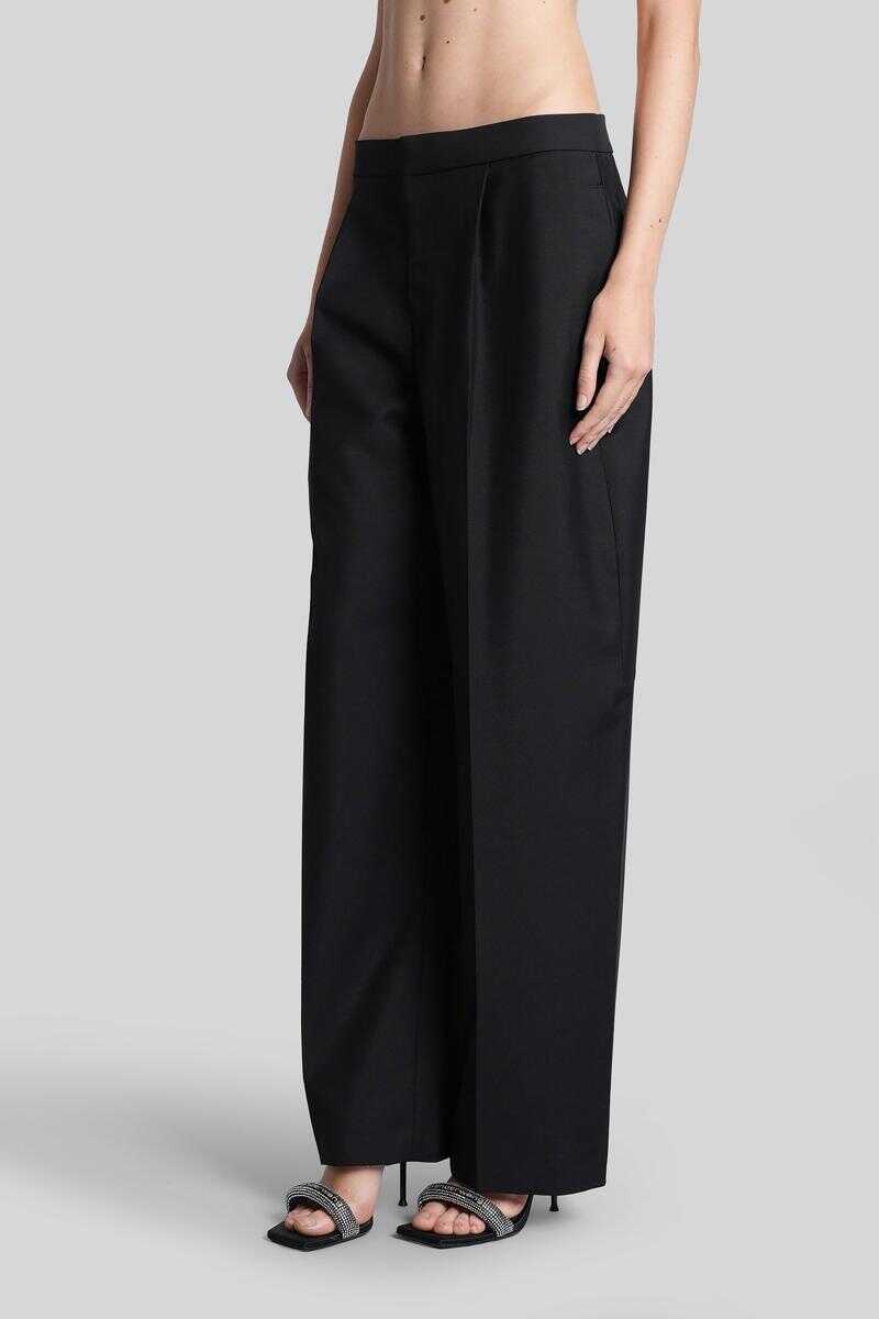 Pantaloni casual Alexander Wang Alexander Wang Pants Black Femei (BM 19302915) 4