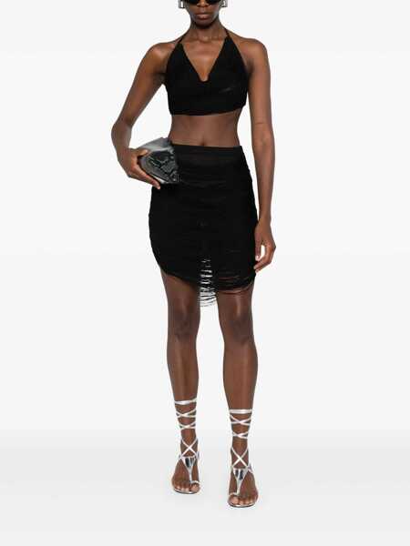 Fuste THE ATTICO The Attico Mini Skirt Black Femei (BM 19303059) 2