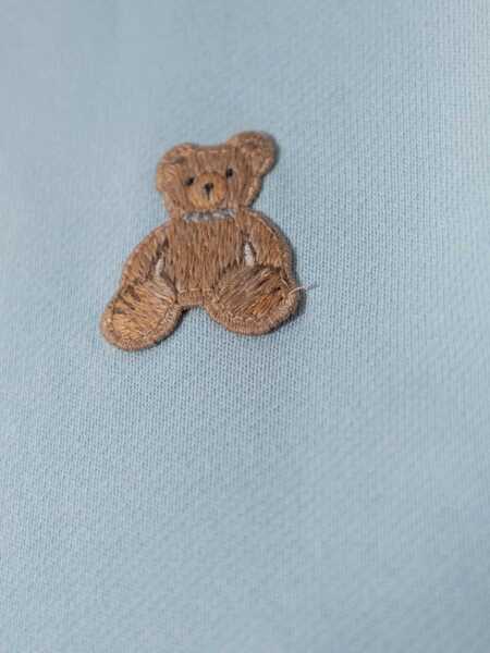 Pulovere Palm Angels Palm Angels Palm Angels Blue Sweatshirt With Embroidered Bear BLUE Femei (BM 19303128) 5