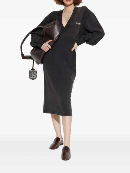 Rochii THE ATTICO The Attico Midi Dress Black Femei (BM 19303353) 2