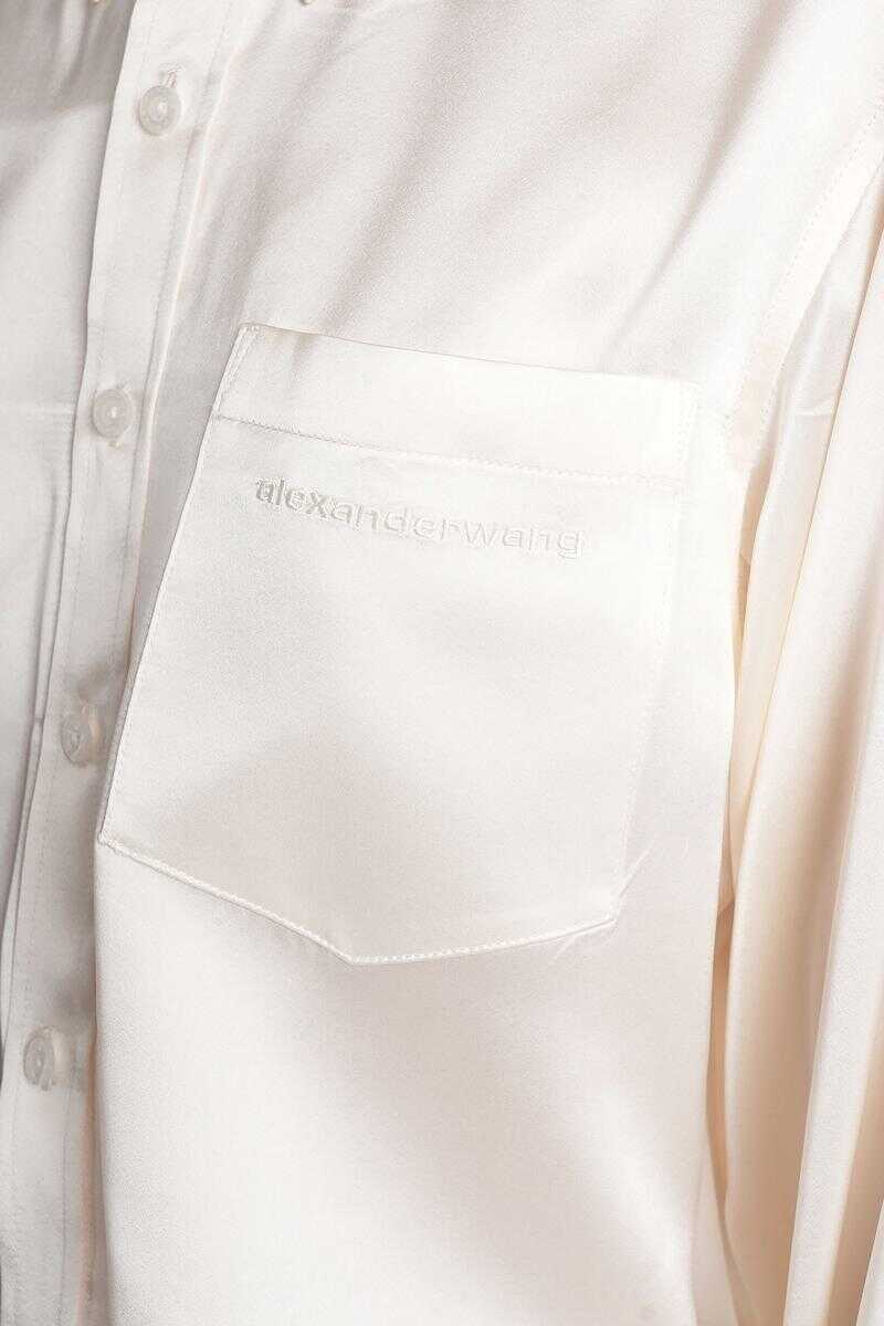 Camasi Alexander Wang Alexander Wang Shirt Beige Femei (BM 19303395) 5