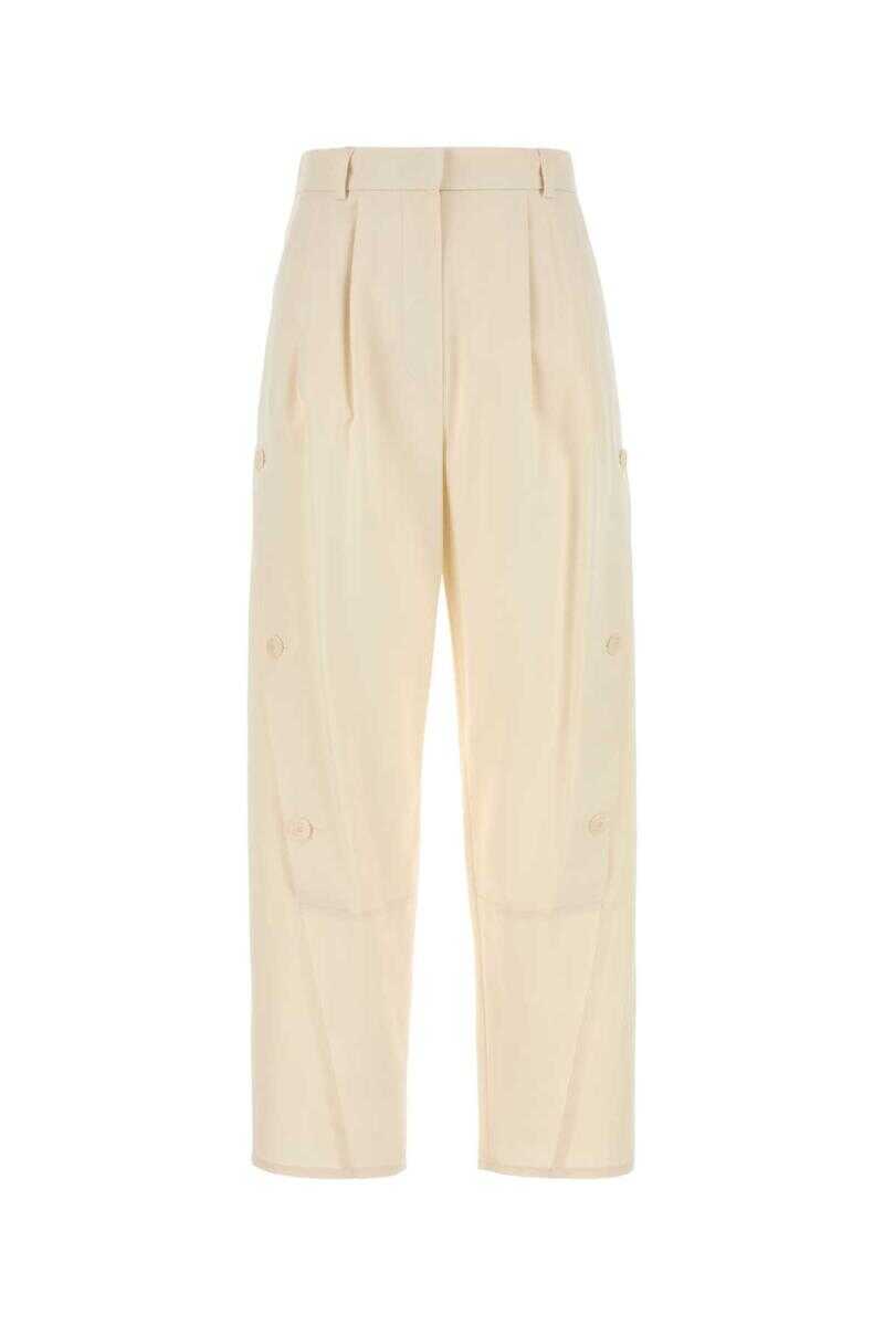 Pantaloni casual Max Mara Max Mara Pants WHITE Femei (BM 19303725) 1
