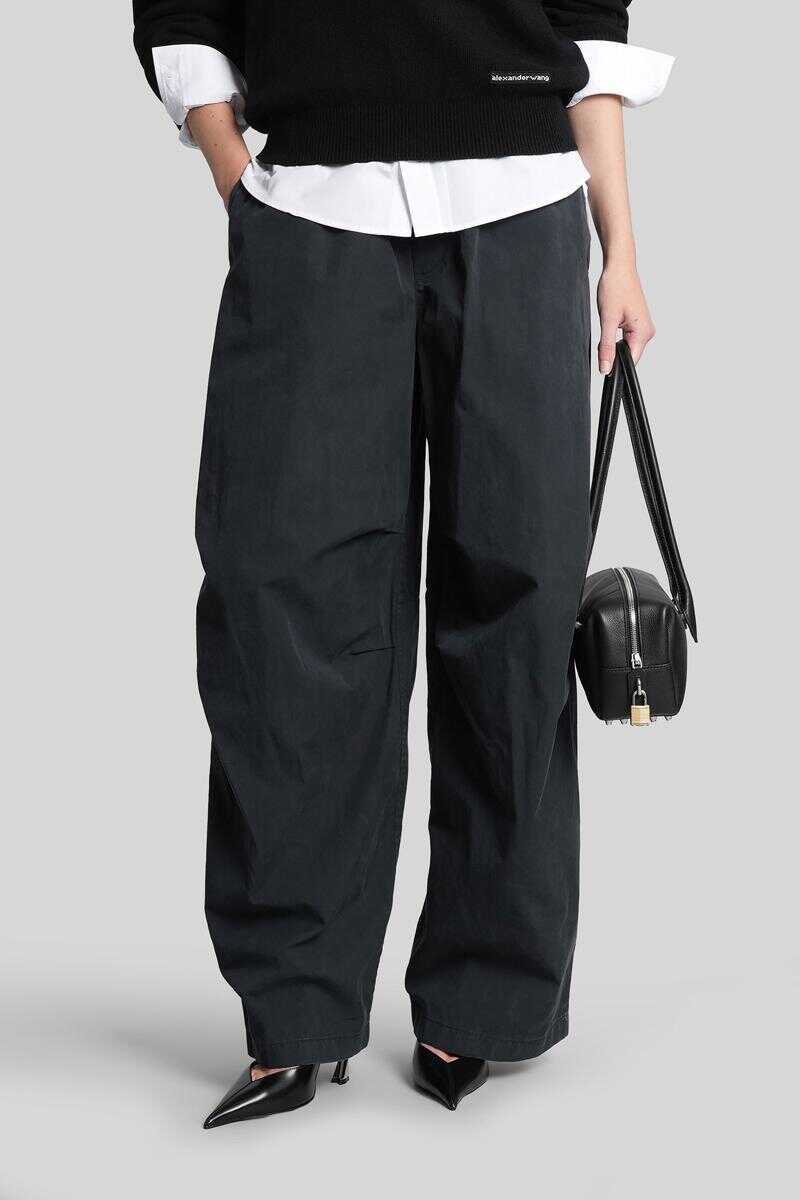 Pantaloni casual Alexander Wang Alexander Wang Pants Black Femei (BM 19303782) 1
