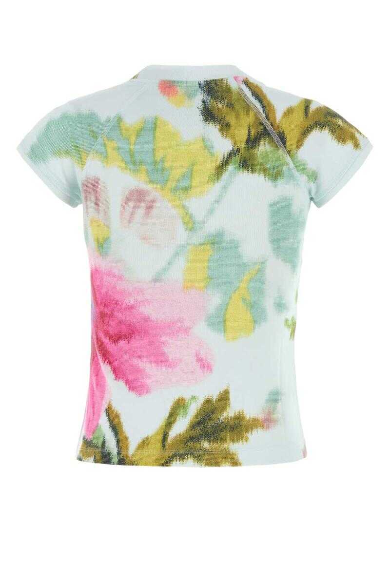Tricouri Loewe Loewe T-Shirt FLORAL Femei (BM 19303857) 2