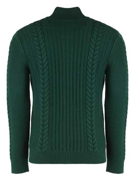 Cardigane Slowear Slowear Cardigan In Virgin Wool GREEN Barbati (BM 19304016) 2