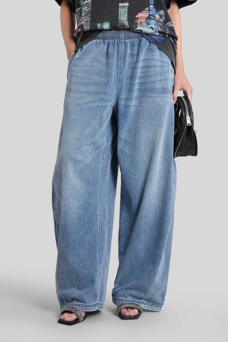 Pantaloni casual Alexander Wang Alexander Wang Pants BLUE Femei (BM 19304097) 1