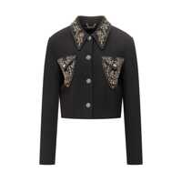 Geci Versace Versace Women'S Short Jacket With Studs Femei