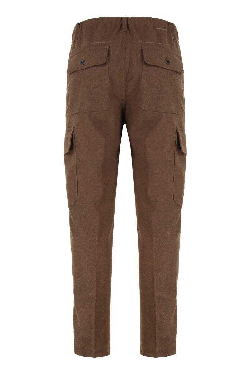 Pantaloni Slowear Slowear Pants Made Of Wool Blend BROWN Barbati (BM 19304160) 2