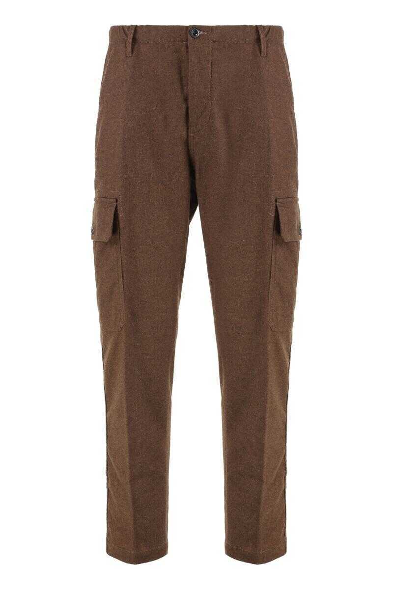 Pantaloni Slowear Slowear Pants Made Of Wool Blend BROWN Barbati (BM 19304160) 1