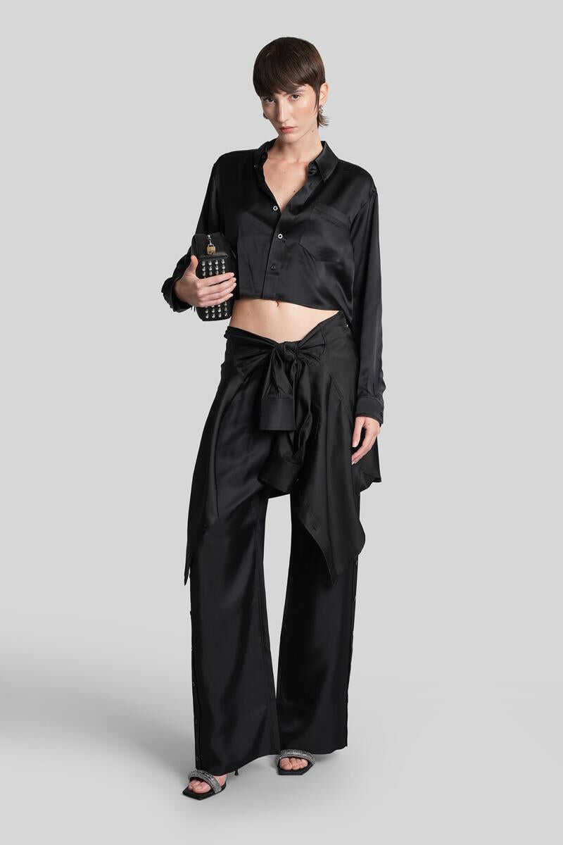 Pantaloni casual Alexander Wang Alexander Wang Pants Black Femei (BM 19304271) 2