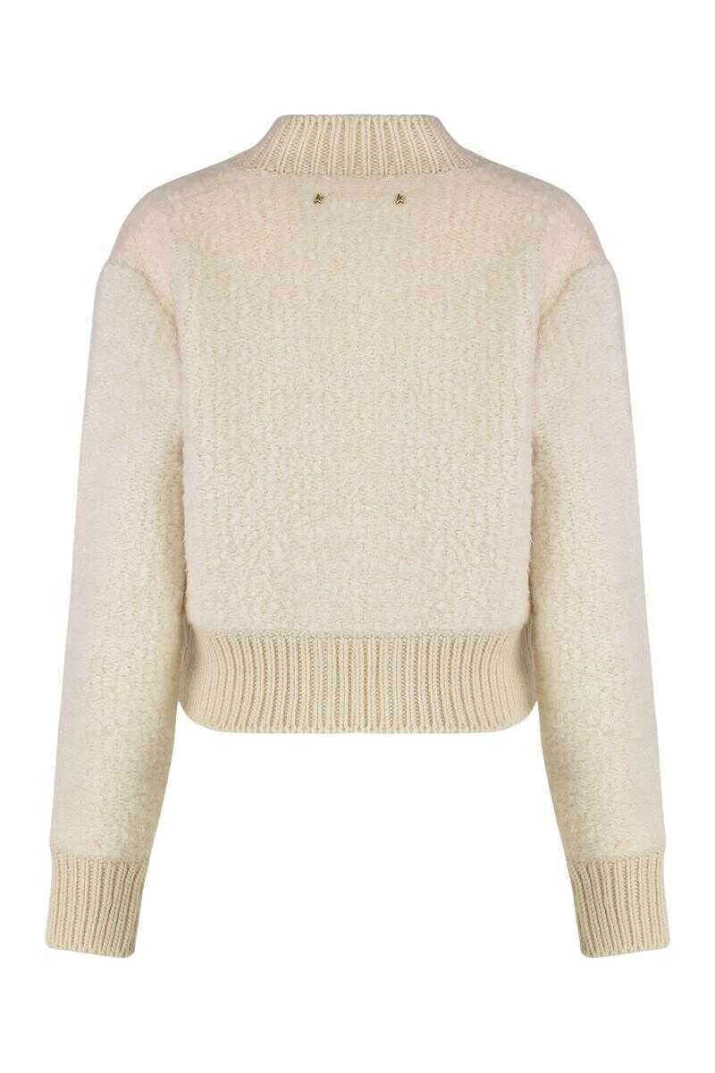 Cardigane Golden Goose Golden Goose Cardigan In Knit Beige Femei (BM 19304427) 2