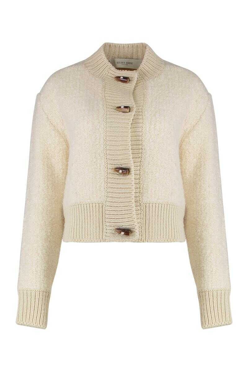 Cardigane Golden Goose Golden Goose Cardigan In Knit Beige Femei (BM 19304427) 1