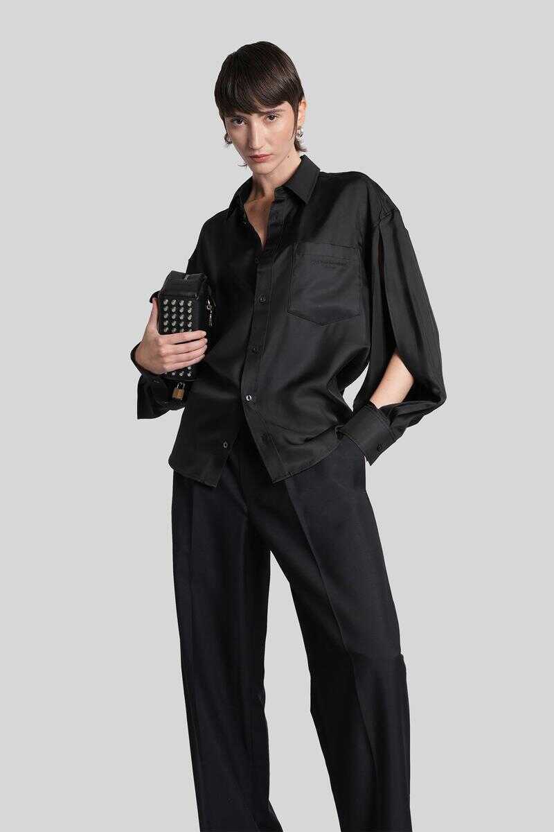 Camasi Alexander Wang Alexander Wang Shirt Black Femei (BM 19304457) 2