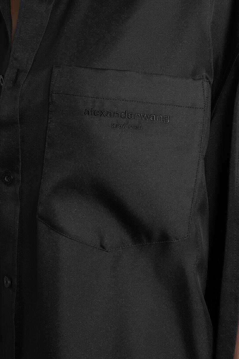 Camasi Alexander Wang Alexander Wang Shirt Black Femei (BM 19304457) 5