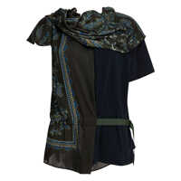 Tricouri Cotton t-shirt with paisley print Femei