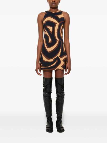 Rochii elegante PUCCI Labirinto print trapeze dress Black Femei (BM 19304730) 2