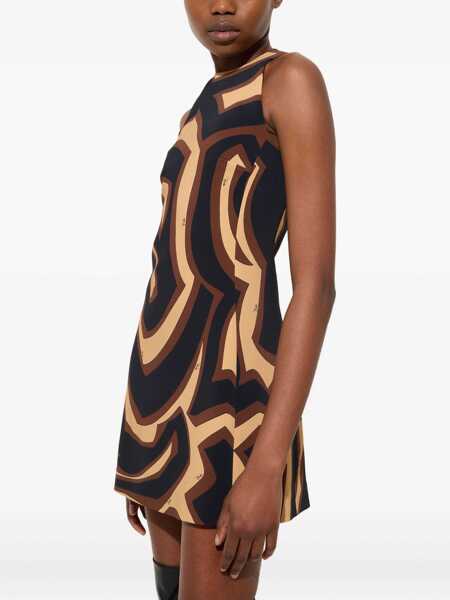 Rochii elegante PUCCI Labirinto print trapeze dress Black Femei (BM 19304730) 5