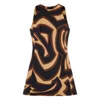 Rochii elegante Labirinto print trapeze dress Femei