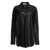 Max Mara Leather shirt Black