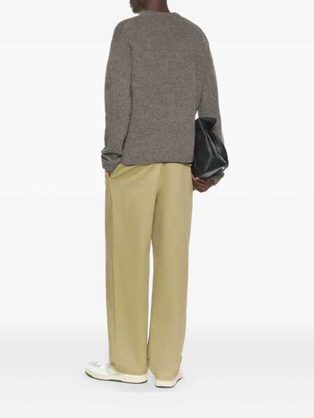 Pulovere MAISON KITSUN Wool sweater with Dressed Fox Grey Barbati (BM 19304781) 3