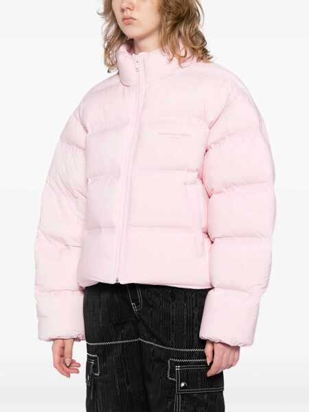Jachete Alexander Wang Cropped Jacket With Logo PINK Femei (BM 19304801) 3