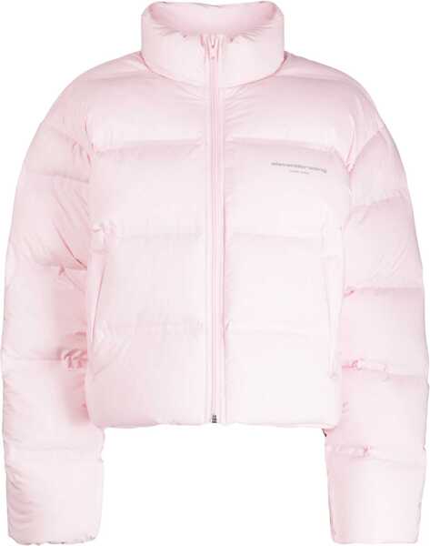 Jachete Alexander Wang Cropped Jacket With Logo PINK Femei (BM 19304801) 1