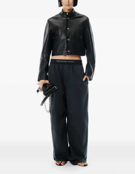 Pantaloni casual Alexander Wang Chino Pants BLACK Femei (BM 19304828) 2