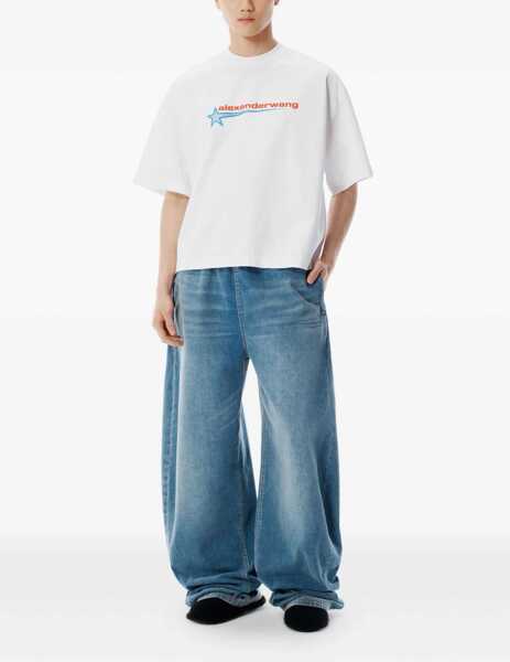 Tricouri Alexander Wang T-Shirt With Logo BLACK Femei (BM 19304831) 2