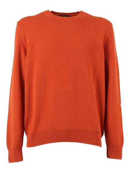 Pulovere SLOWEAR ZANONE CREW NECK SWEATER Orange Barbati (BM 19304841) 1