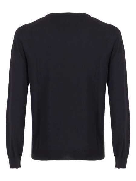 Pulovere SLOWEAR ZANONE V NECK SWEATER Blue Barbati (BM 19304844) 2