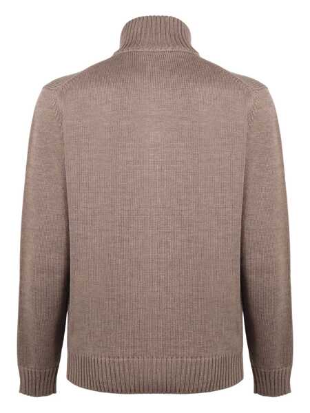 Pulovere SLOWEAR ZANONE SWEATER Brown Barbati (BM 19304862) 2