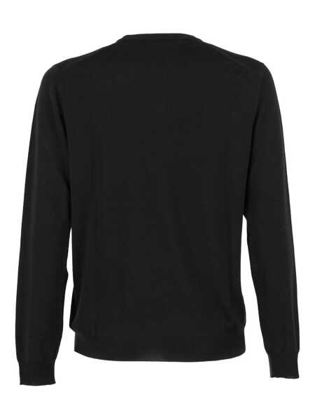 Pulovere SLOWEAR ZANONE V NECK SWEATER Green Barbati (BM 19304868) 2