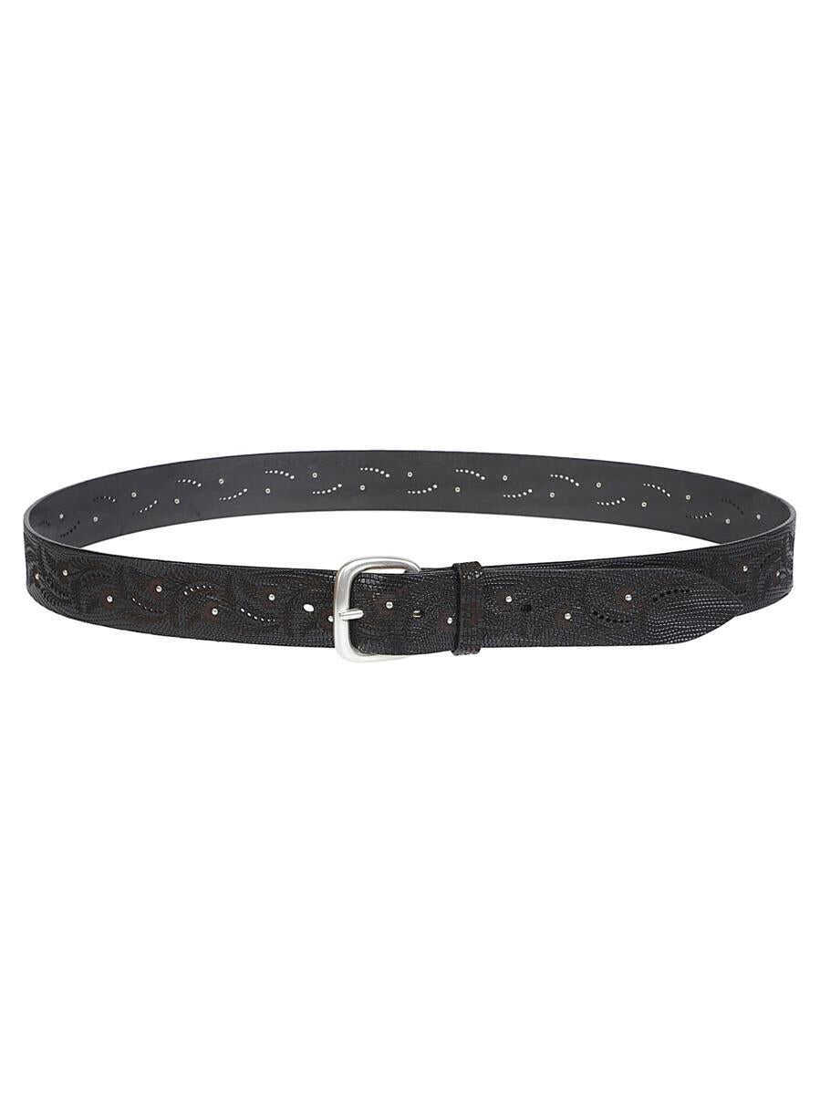 Curele Orciani Orciani Belt Black Barbati (BM 19305045) 2