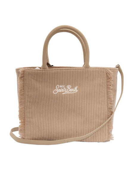 Genti de umar Mc2 Saint Barth COLETTE CORDUROY-12 EMB Beige Fete (BM 19305081) 3