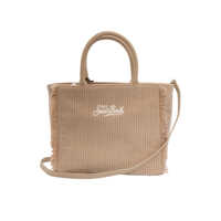 Genti de umar pentru Fete - Genti de umar Mc2 Saint Barth COLETTE CORDUROY-12 EMB Beige Fete (BM 19305081) - B-mall.ro