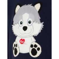 Pulovere casual pentru Fete - Pulovere casual Mc2 Saint Barth DOUGLAS-TRUDI WOLF 61 PATCH Blue Fete (BM 19305084) - B-mall.ro