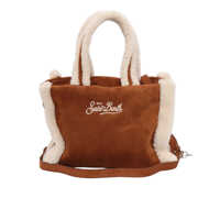 Genti de umar pentru Fete - Genti de umar Mc2 Saint Barth COLETTE SHEARLING-1910 EMB Brown Fete (BM 19305090) - B-mall.ro