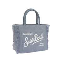 Genti de umar pentru Fete - Genti de umar Mc2 Saint Barth COLETTE CORDUROY-36 EMB Light Blue Fete (BM 19305093) - B-mall.ro