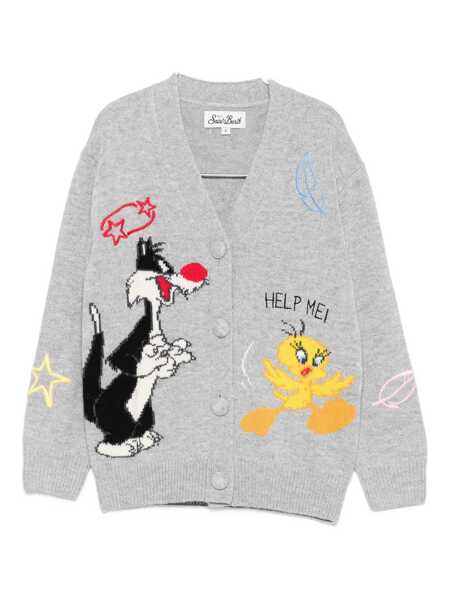 Cardigane Mc2 Saint Barth SASI JR-SILVESTER HELP 15ML EMB Multicolor Fete (BM 19305117) 1