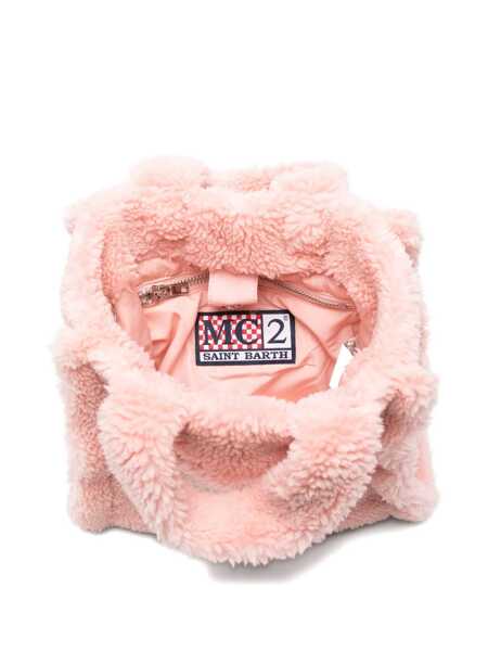 Genti de umar Mc2 Saint Barth VANITY MINI TEDDY-2110 EMB Pink Fete (BM 19305129) 4