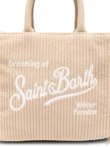 Genti de umar Mc2 Saint Barth VANITY MINI CORDUROY-12 EMB Beige Fete (BM 19305132) 3
