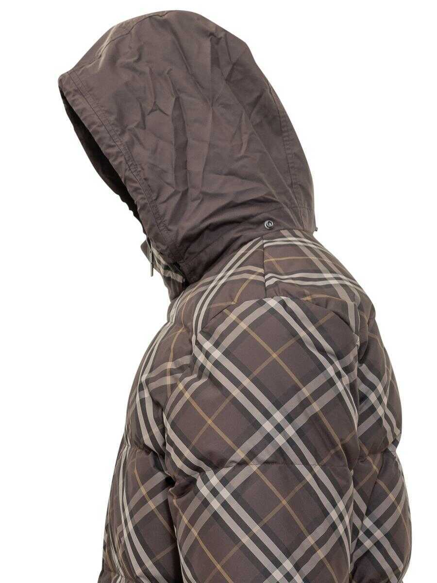 Geci de iarna Burberry Burberry Burberry Snowdon Reversible Down Jacket Check Brown Black Barbati (BM 19305201) 4
